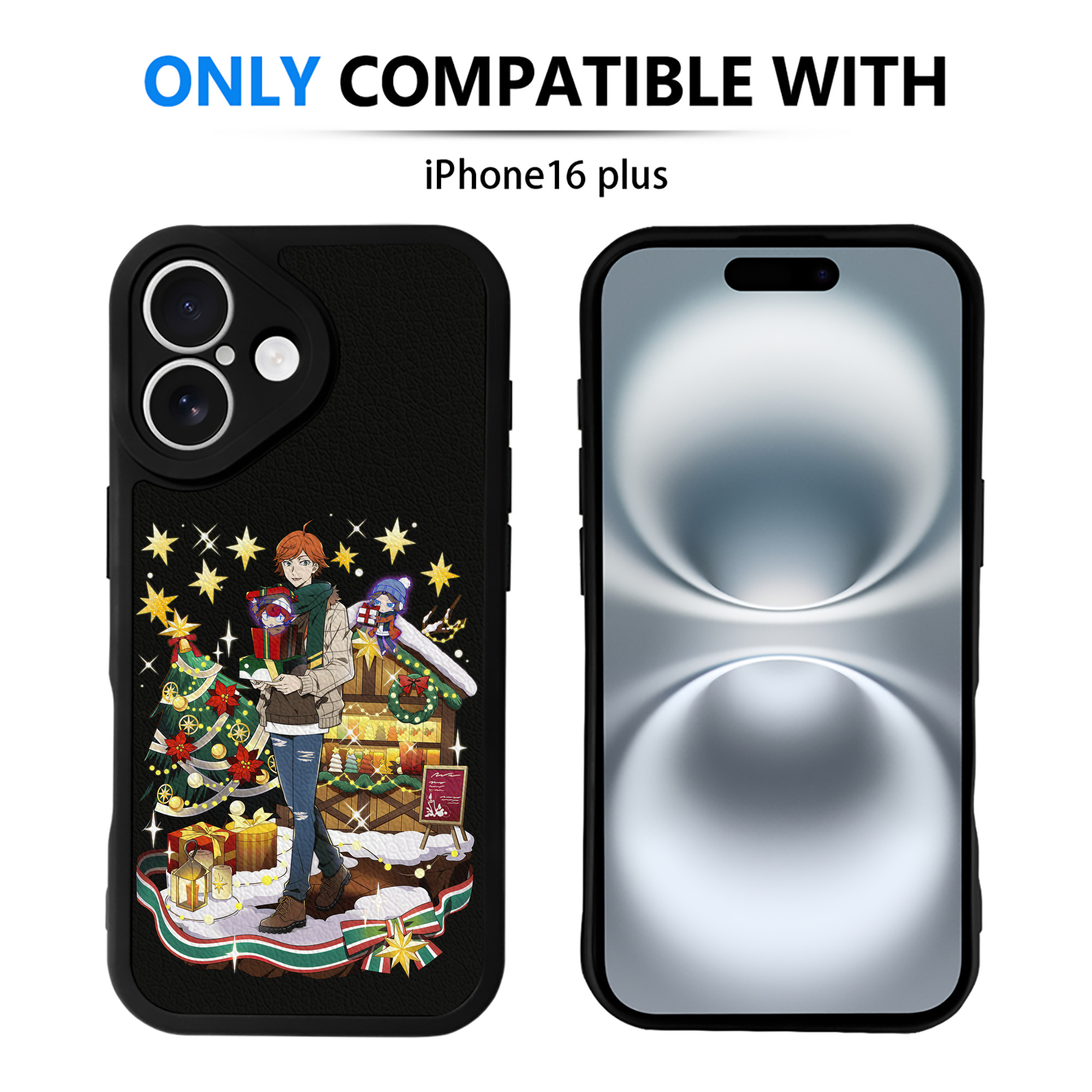 （画像用） 文豪ストレイドッグス Bungo Stray Dogs 【iPhone 16シリーズ対応】シリコンスマホケース（レザー調） 材質：シリコン